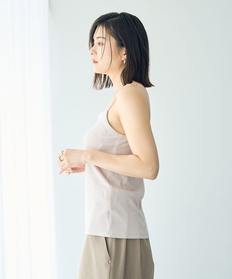 YECCA VECCA「カップ付きベアキャミソール」|キャミソール|