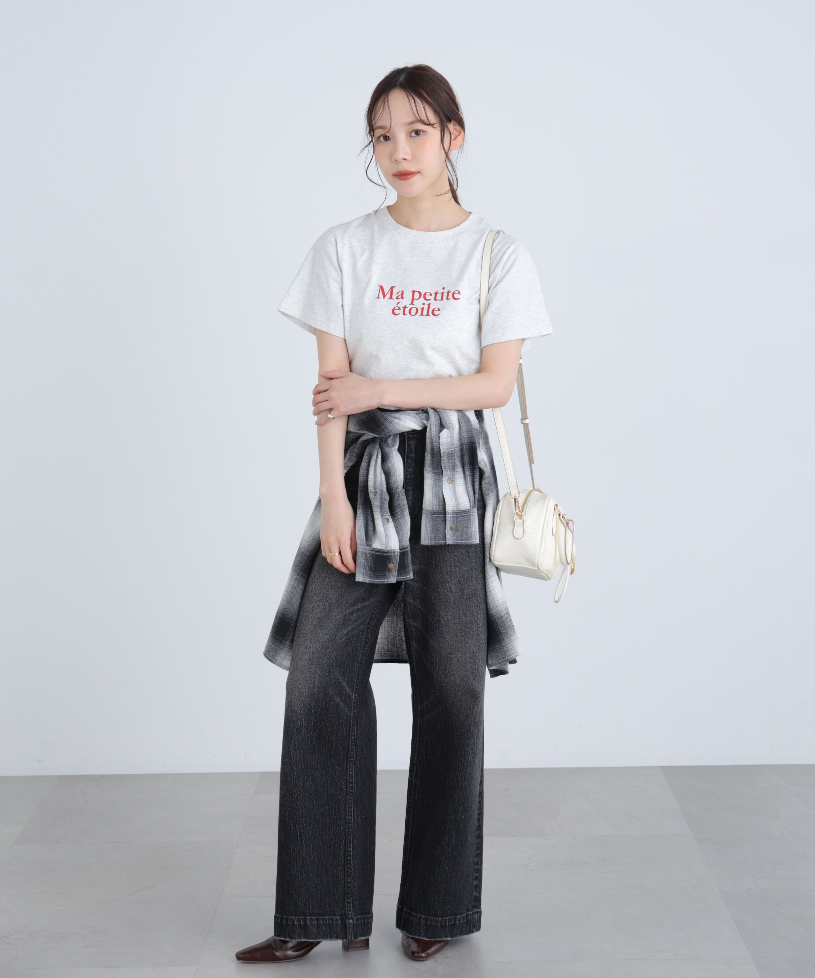  「フレンチロゴプリントTシャツ」|Tシャツ・カットソー|