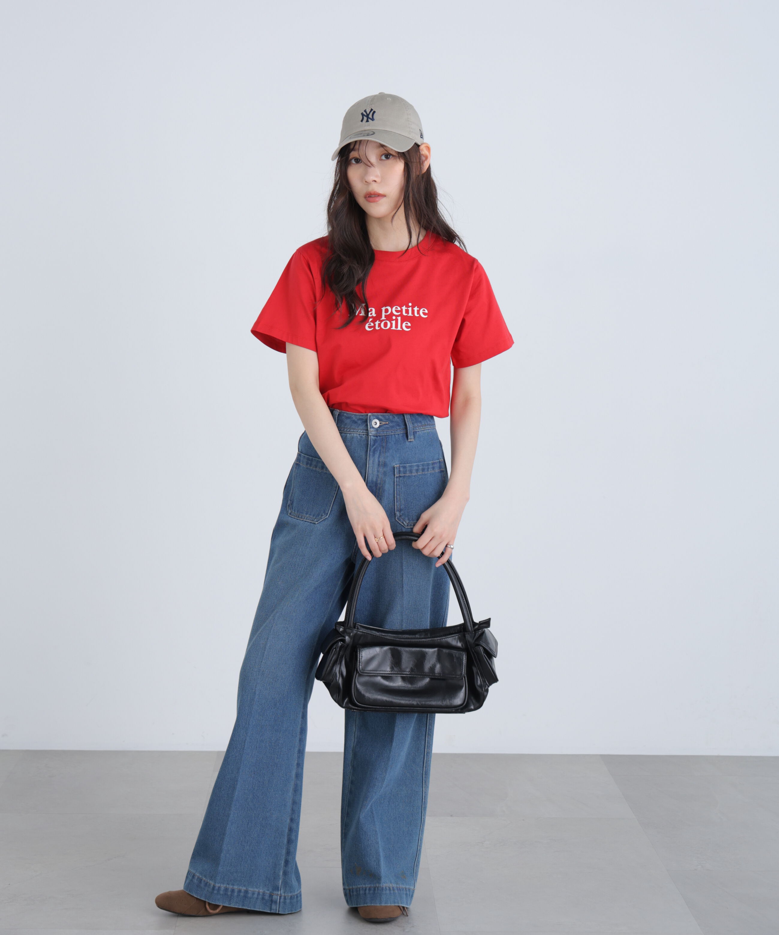  「フレンチロゴプリントTシャツ」|Tシャツ・カットソー|