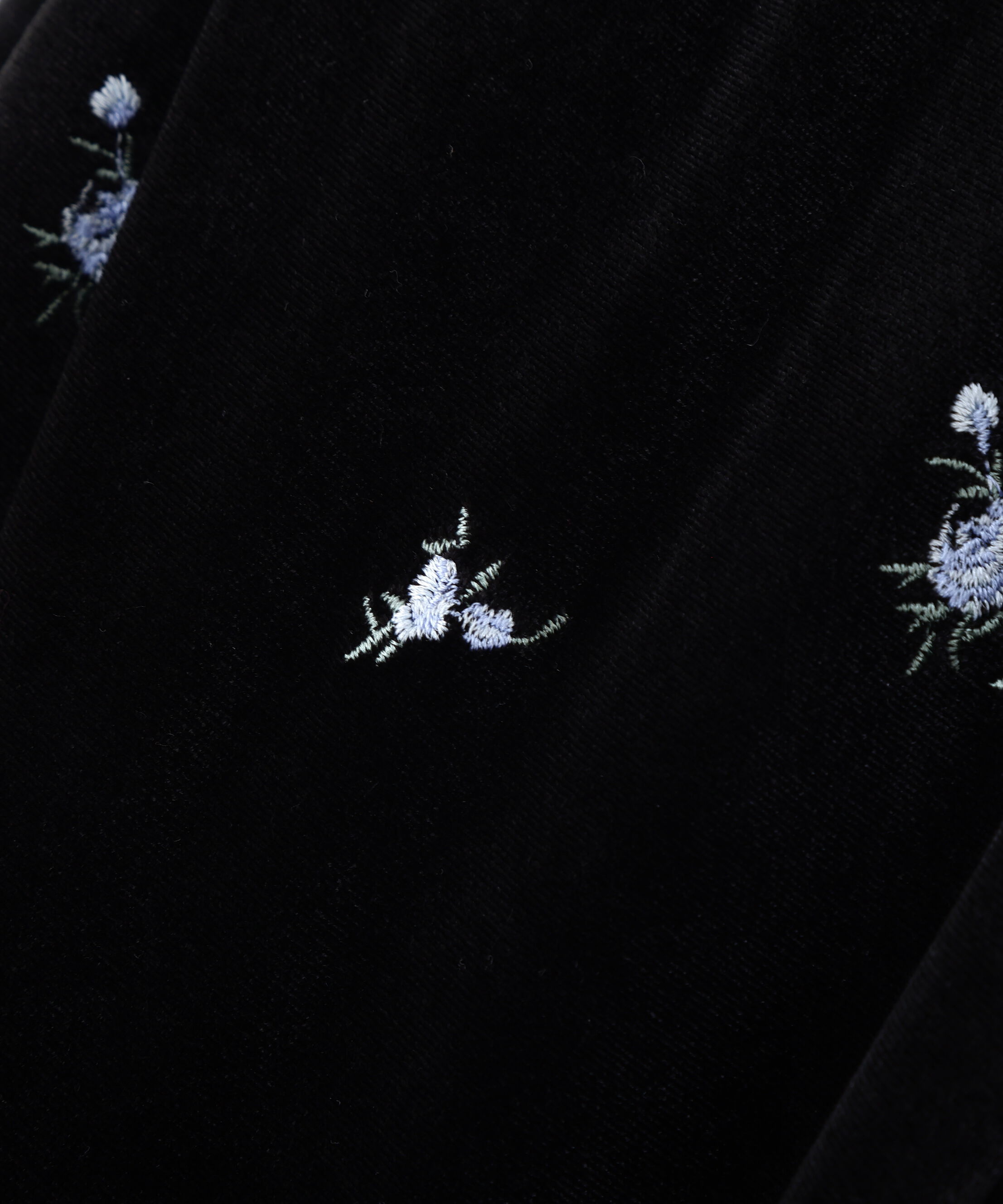  「ベロア刺繍総柄フレアパンツ」|その他|