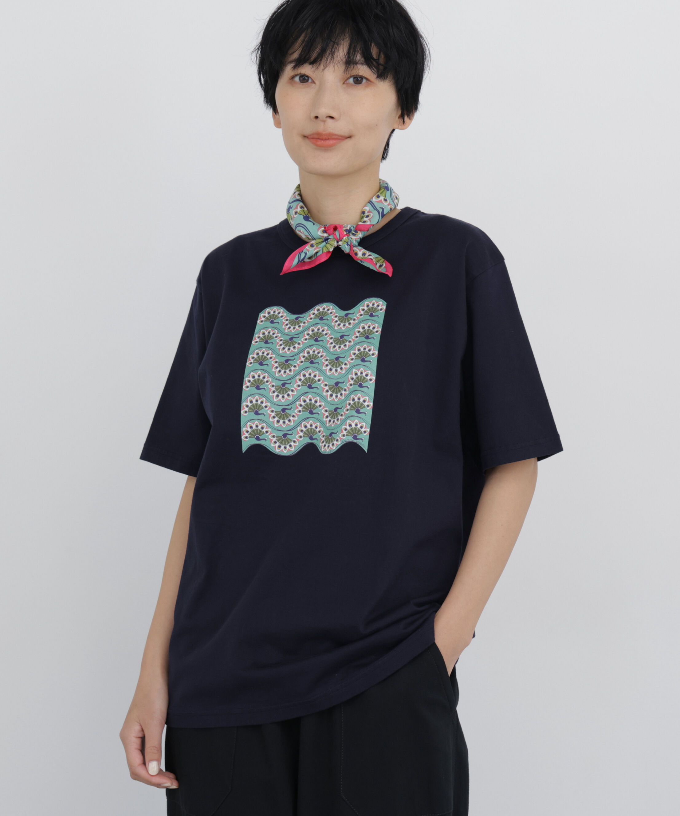  「《 大人気！ / CLOUDYコラボ 》アフリカンモチーフ プリントＴシャツ」|Tシャツ・カットソー|