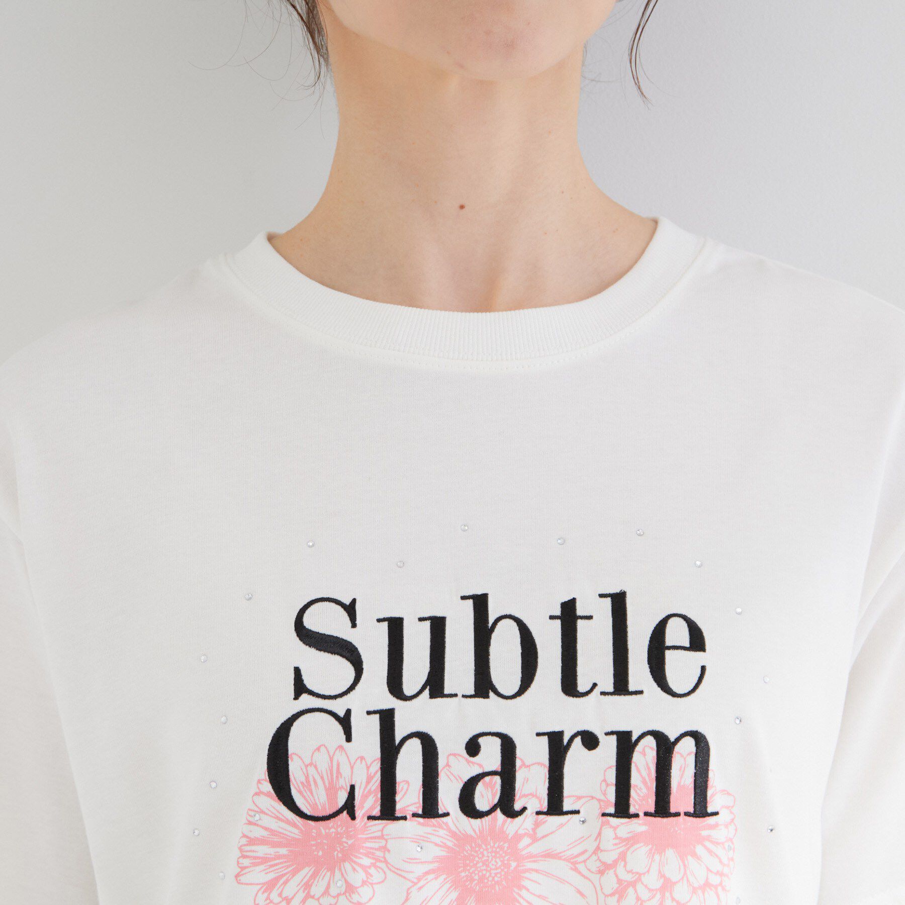 SHOO･LA･RUE「【ひんやり/S-LL】選べる4柄　デイリー使いにぴったりな 大人の頼れるTシャツ」|Tシャツ・カットソー|