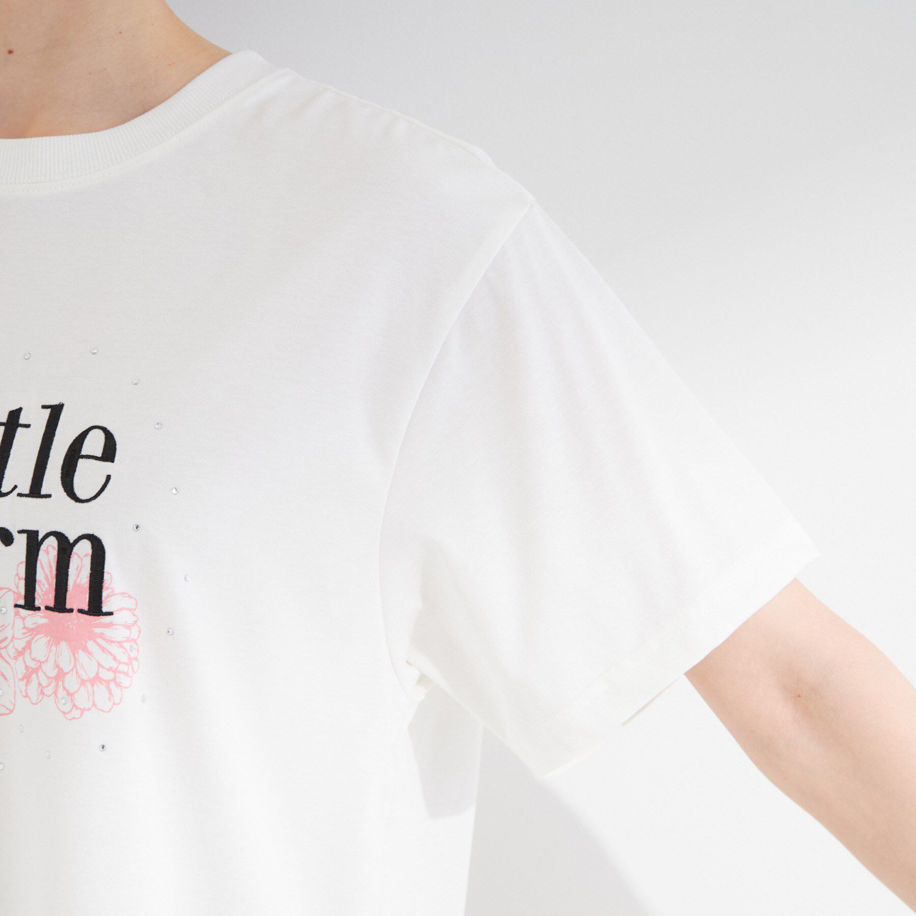 SHOO･LA･RUE「【ひんやり/S-LL】選べる4柄　デイリー使いにぴったりな 大人の頼れるTシャツ」|Tシャツ・カットソー|