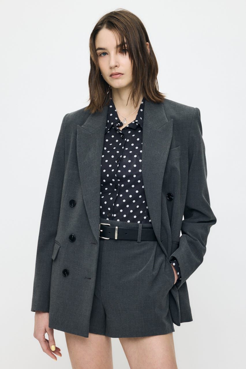 MOUSSY「DOUBLE BREASTED ジャケット」|その他|C.GRY