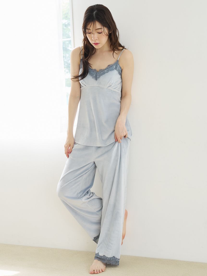 SNIDEL HOME「【イフミック(R)】シルキーフリースカップインキャミソール」|ルームウェア|