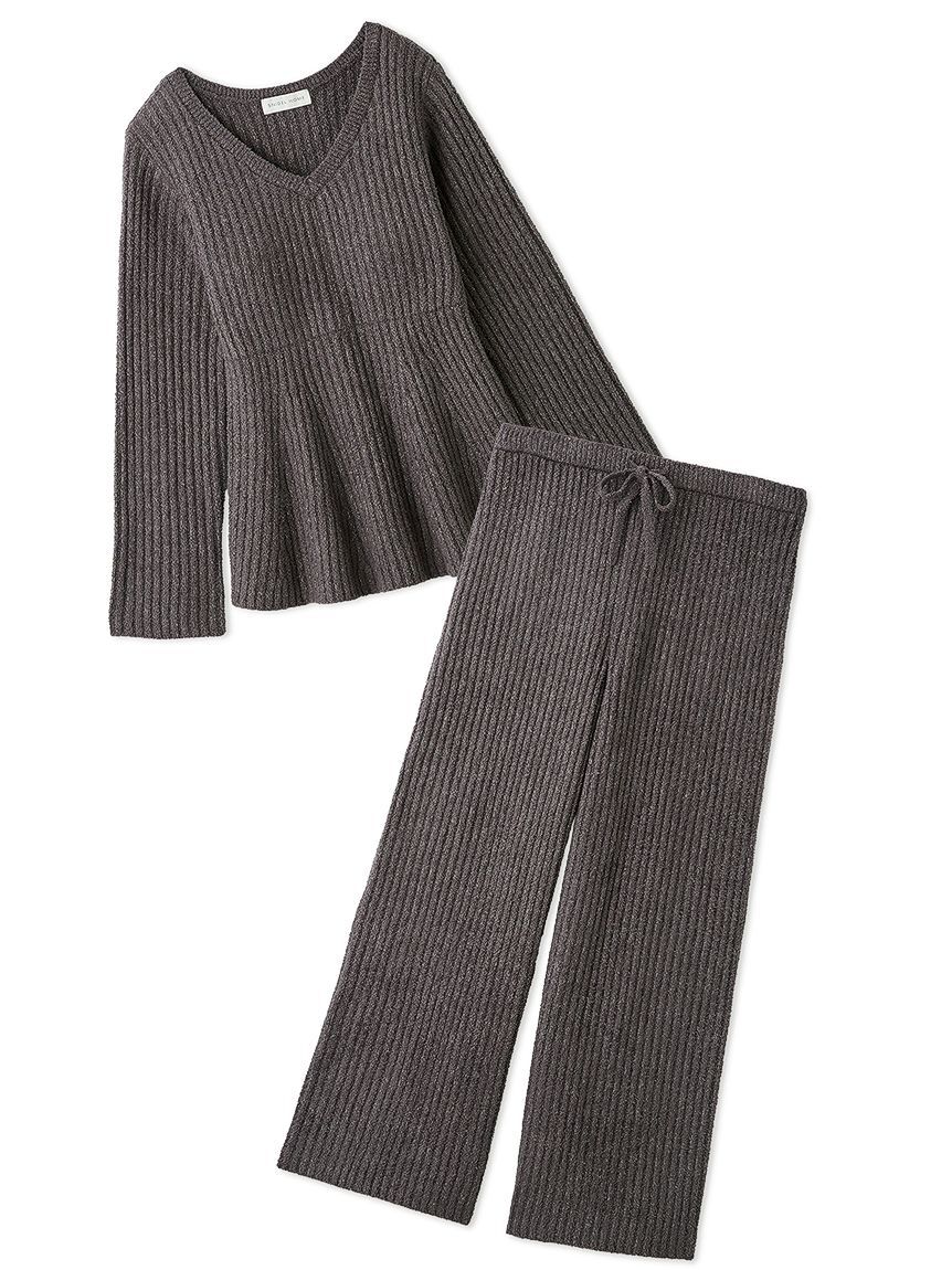 SNIDEL HOME「【イフミック(R)】ペプラムセットアップ」|ルームウェア|