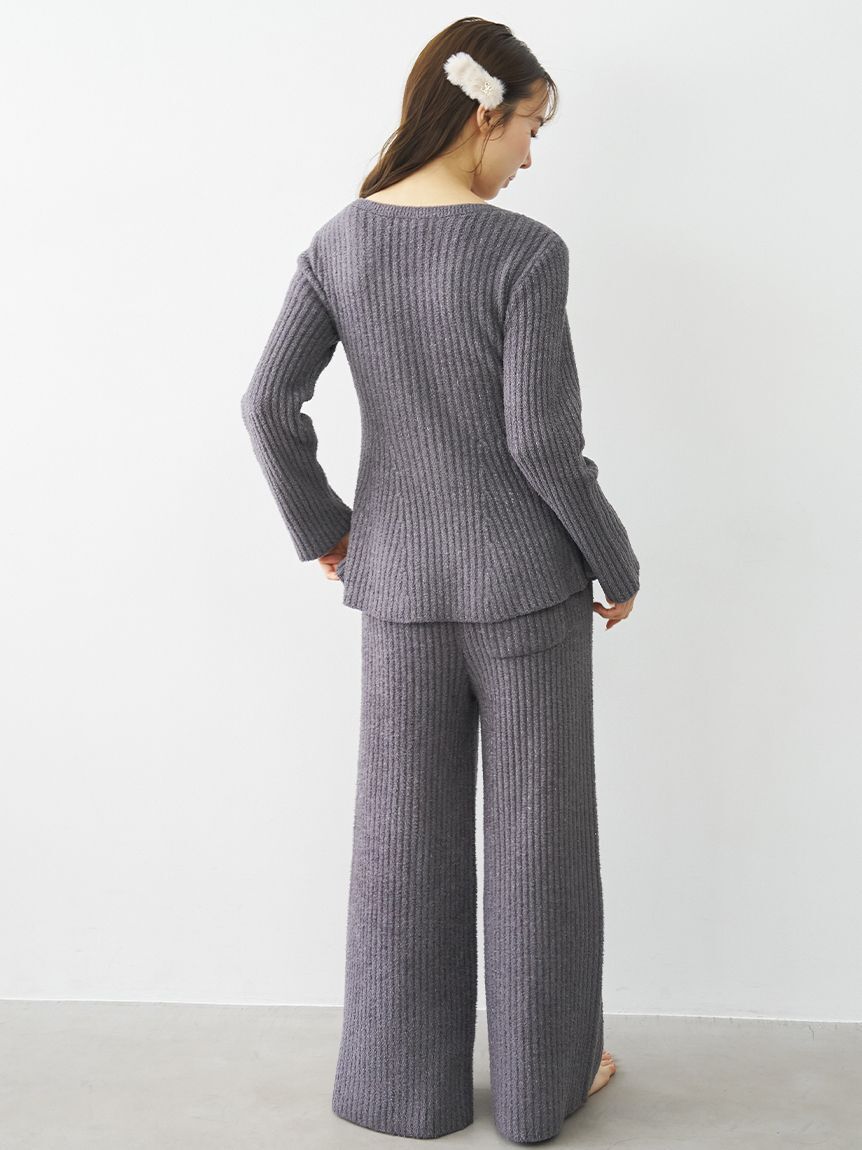 SNIDEL HOME「【イフミック(R)】ペプラムセットアップ」|ルームウェア|