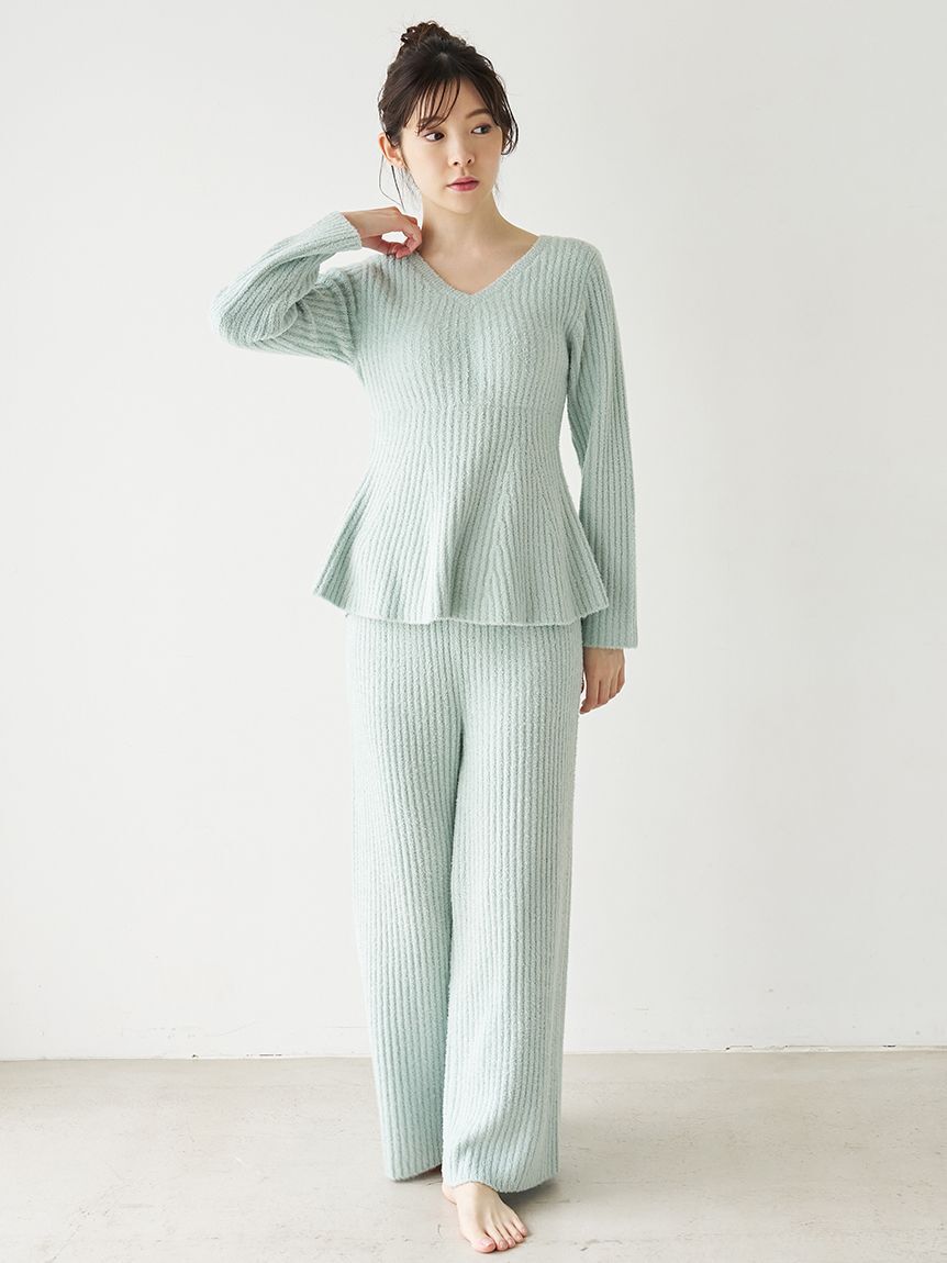 SNIDEL HOME「【イフミック(R)】ペプラムセットアップ」|ルームウェア|MNT