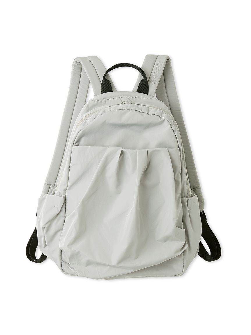 emmi atelier「【ONLINE限定カラー】eco 撥水ミニギャザーボディーバックパック」|リュック|LGRY