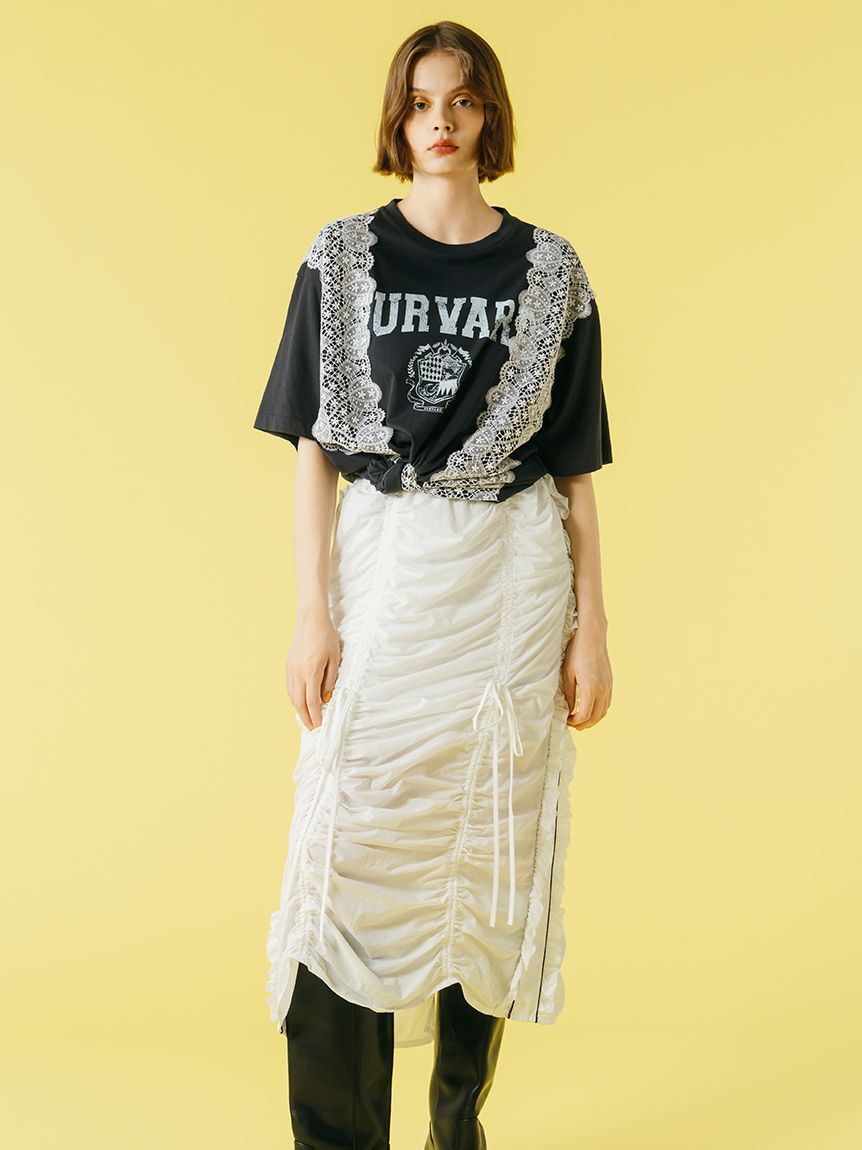 FURFUR「リメイクデザインレースTシャツ」|Tシャツ・カットソー|