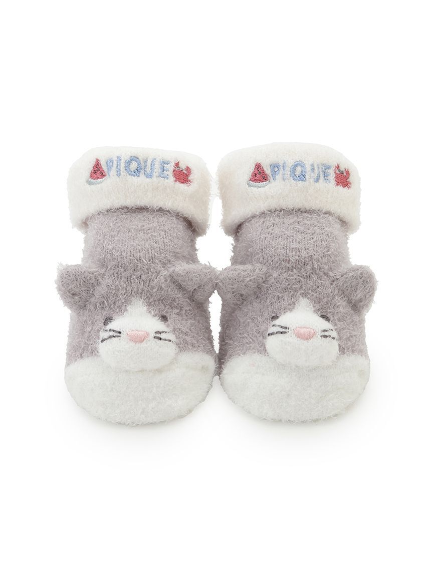 GELATO PIQUE KIDS & BABY「【BABY】スムーズィーシーサイドキャットソックス」|その他ベビー用品|GRY