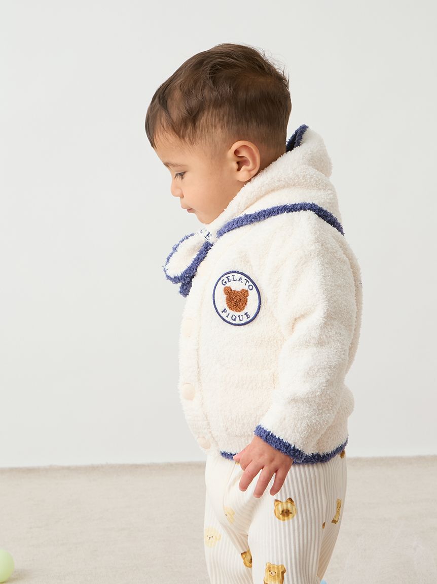 GELATO PIQUE KIDS & BABY「【BABY】ベビモコアニマルブレッドカーディガン&スカーフセット」|その他ベビー用品|