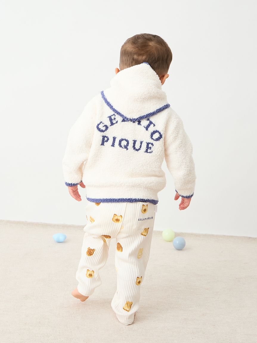 GELATO PIQUE KIDS & BABY「【BABY】ベビモコアニマルブレッドカーディガン&スカーフセット」|その他ベビー用品|