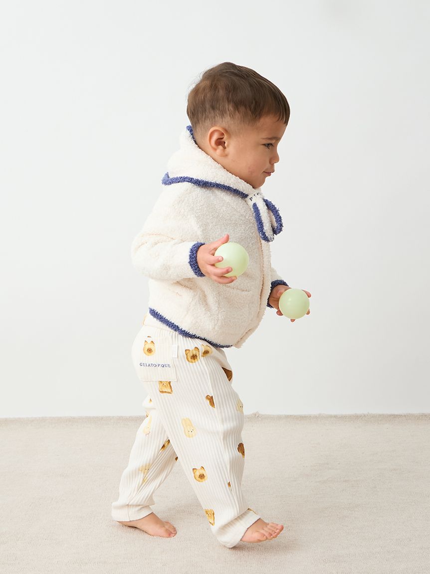 GELATO PIQUE KIDS & BABY「【BABY】ベビモコアニマルブレッドカーディガン&スカーフセット」|その他ベビー用品|