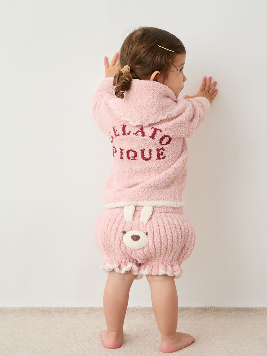 GELATO PIQUE KIDS & BABY「【BABY】ベビモコアニマルブレッドカーディガン&スカーフセット」|その他ベビー用品|