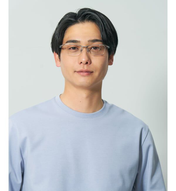  「 ウェリントン型 メガネ | 軽量 眼鏡 伊達めがね メタル BASIC METAL (ベーシックメタル) レンズ交換券付」|メガネ|