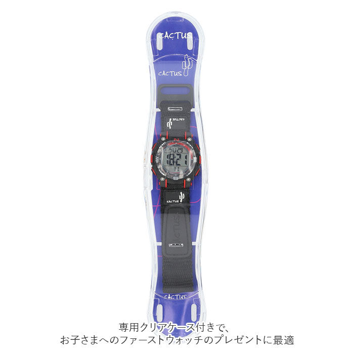 BACKYARD FAMILY「時計 キッズ カクタス CAC-104 通販 腕時計 デジタル デジタル時計 リストウォッチ 子供」|腕時計|