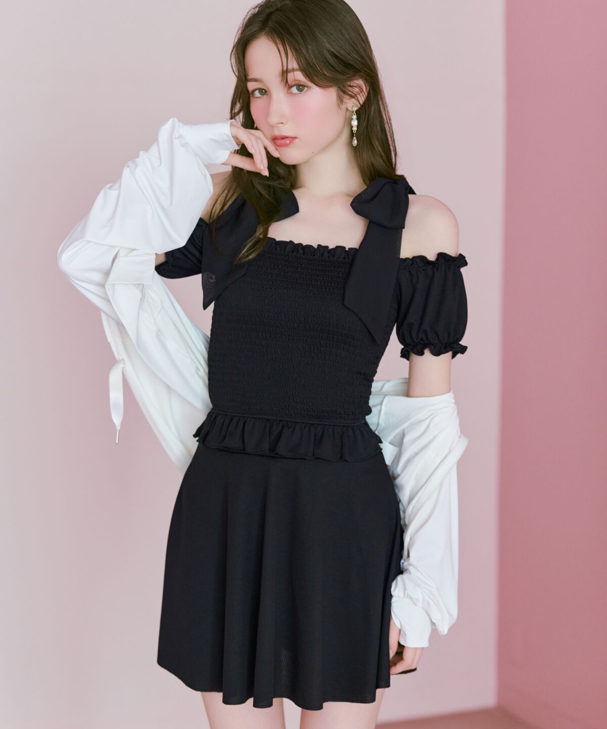 WILLSELECTION「シャーリングオフショルスイムウェア」|その他|