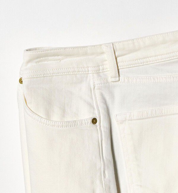 UNITED ARROWS「＜BRIGLIA 1949＞ホワイト 5ポケット デニム パンツ」|デニム|