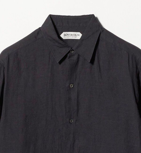 UNITED ARROWS「＜SOVEREIGN＞リネン ソリッド シャツ」|シャツ・ブラウス|