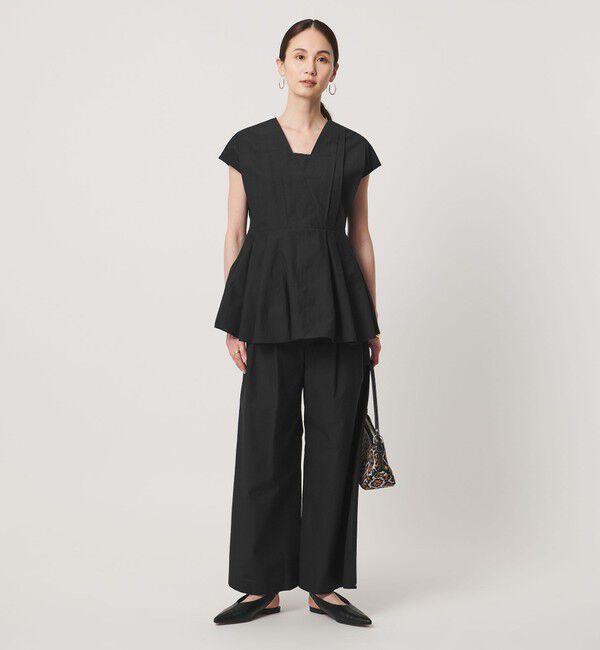 UNITED ARROWS「MANTECO POP ワイドパンツ」|スラックス|