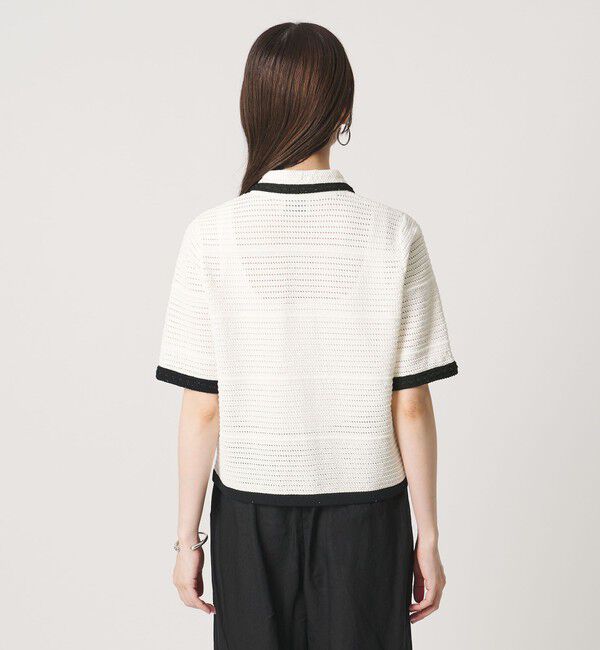 UNITED ARROWS「メッシュ スパングル カーディガン ‐ウォッシャブル‐」|カーディガン|