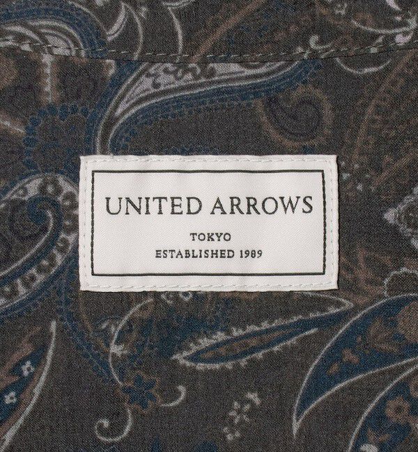 UNITED ARROWS「ペイズリー バンドカラー チョアシャツ」|シャツ・ブラウス|