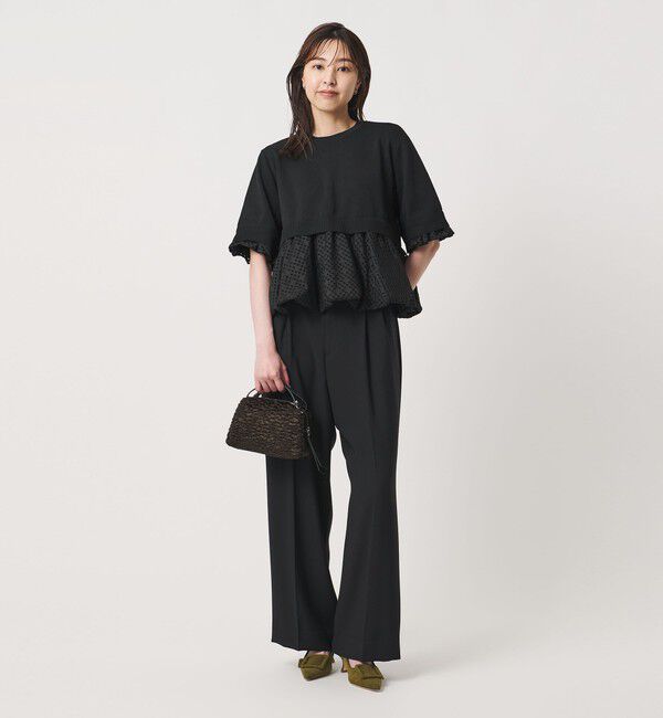 UNITED ARROWS「カットワーク バルーン シルエット ニット ‐ウォッシャブル‐」|ニット・セーター|