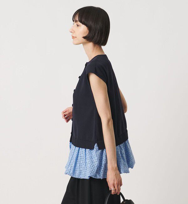 UNITED ARROWS「カットワーク バルーン シルエット ベスト ‐ウォッシャブル‐」|ベスト・ジレ|