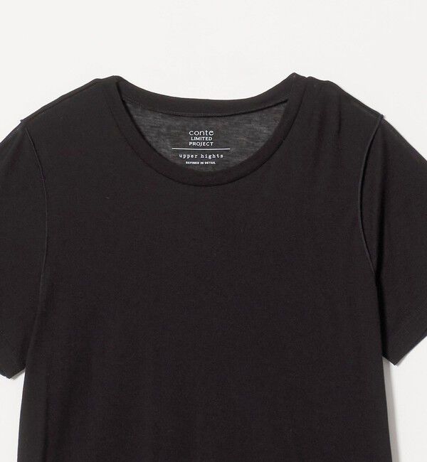 conte「＜upper hights &times; conte＞ シアー クルーネックTシャツ」|Tシャツ・カットソー|
