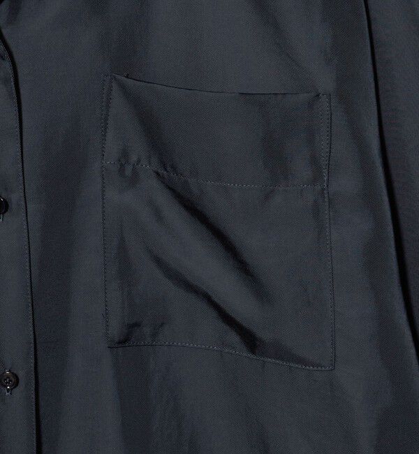 UNITED ARROWS「シルクライク オープンカラー シャツ ‐ウォッシャブル‐」|シャツ・ブラウス|