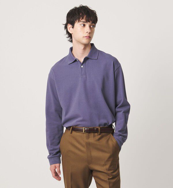 UNITED ARROWS「【別注】＜CONCHON QUINETTE＞ロングスリーブ ポロシャツ」|ポロシャツ|