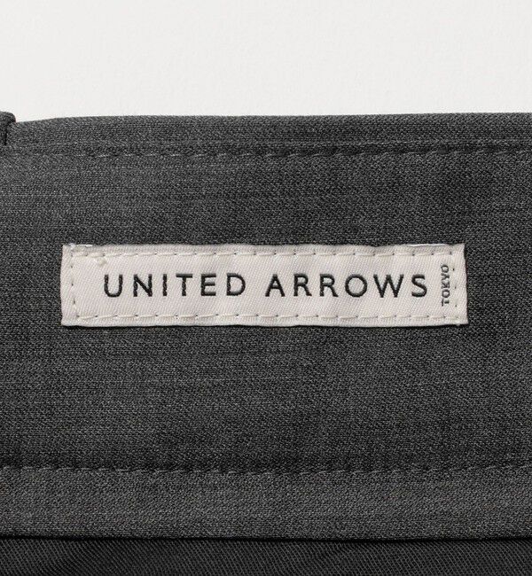 UNITED ARROWS「ワンフォーティ サテン モダンストレート スラックス」|スラックス|