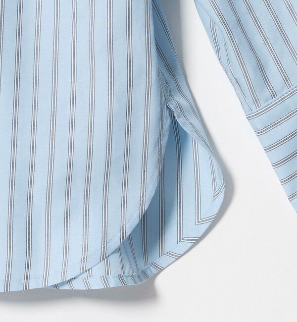 UNITED ARROWS「アシンメトリー フリル レギュラーシャツ」|シャツ・ブラウス|