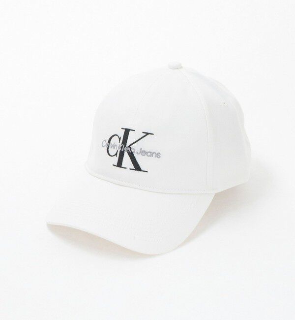 UNITED ARROWS green label relaxing「＜Calvin Klein＞モノグラムロゴ BB キャップ」|キャップ・キャスケット|WHITE
