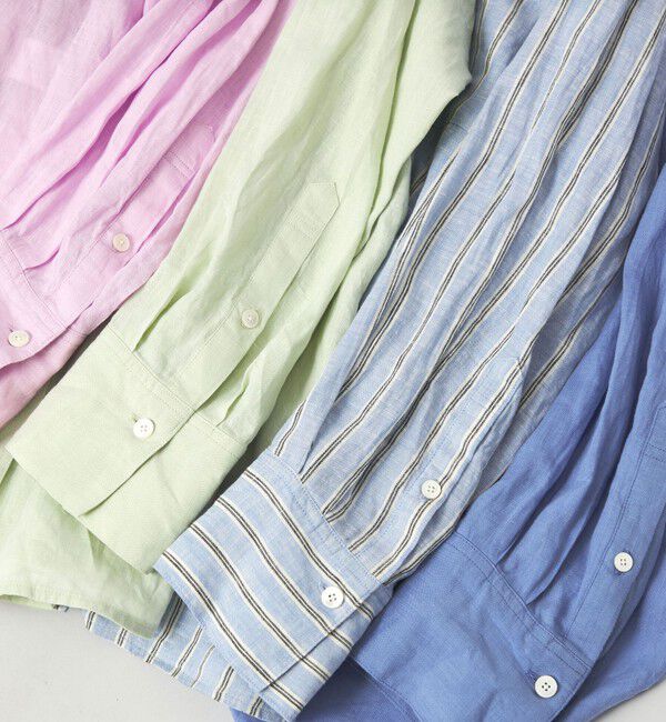 UNITED ARROWS green label relaxing「［size SHORTあり］リネン2WAYシャツ」|シャツ・ブラウス|