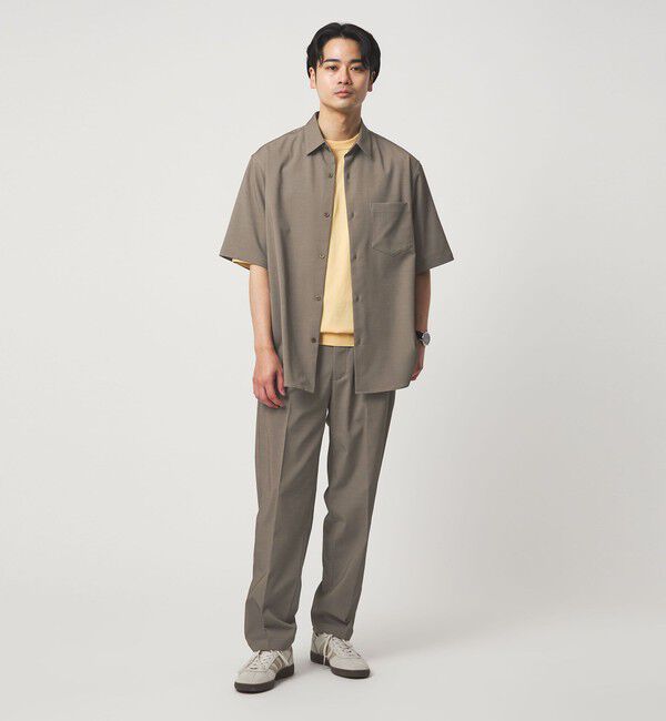 UNITED ARROWS green label relaxing「ポリエステル ドビー ジャストルーズ 半袖 シャツ -接触冷感・吸水速乾・ストレッチ-」|シャツ・ブラウス|