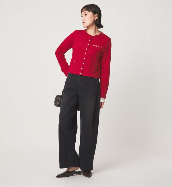 UNITED ARROWS green label relaxing「＜To b. by agnes b.コラボ＞ドットボタン カーディガン」|カーディガン|