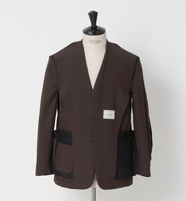 UNITED ARROWS green label relaxing「A+ air ポリエステル 空羽 2B リラックス セットアップジャケット -吸水速乾・通気性-」|テーラードジャケット|