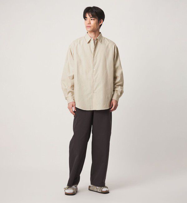 UNITED ARROWS green label relaxing「FINE BASIC スビン オックスフォード レギュラー 長袖 シャツ」|シャツ・ブラウス|