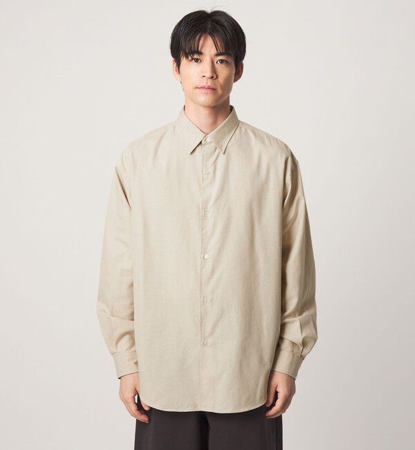 UNITED ARROWS green label relaxing「FINE BASIC スビン オックスフォード レギュラー 長袖 シャツ」|シャツ・ブラウス|