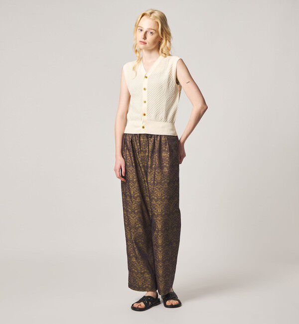 STEVEN ALAN「＜Steven Alan＞スクエア ジャガード ベスト」|ニット・セーター|