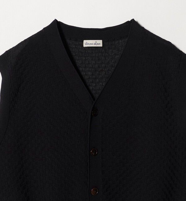 STEVEN ALAN「＜Steven Alan＞スクエア ジャガード ベスト」|ニット・セーター|