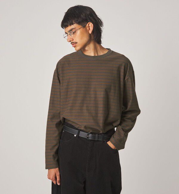 STEVEN ALAN「＜Steven Alan＞ オーガニックコットン ボーダー カットソー」|Tシャツ・カットソー|
