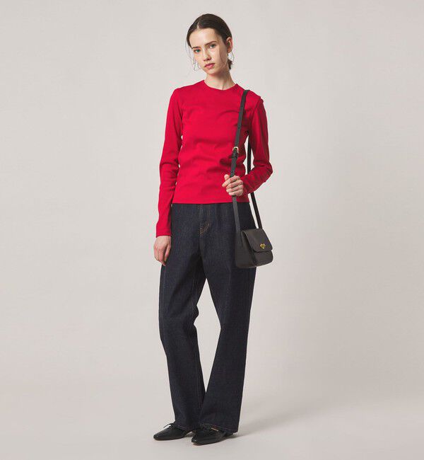 STEVEN ALAN「＜Steven Alan＞コットン フライス ロングスリーブ プルオーバー」|Tシャツ・カットソー|