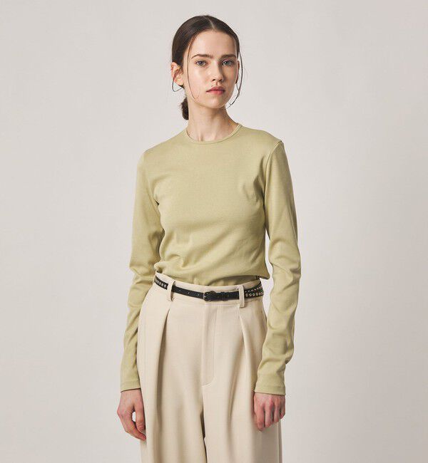 STEVEN ALAN「＜Steven Alan＞コットン フライス ロングスリーブ プルオーバー」|Tシャツ・カットソー|LIME