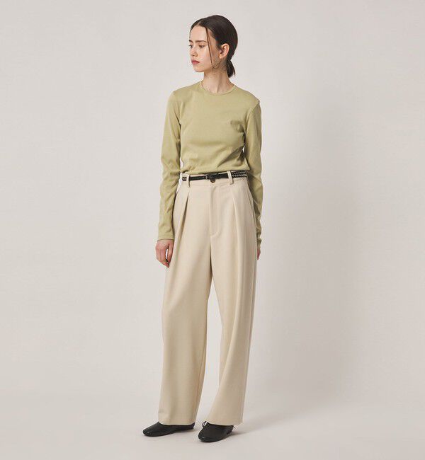 STEVEN ALAN「＜Steven Alan＞コットン フライス ロングスリーブ プルオーバー」|Tシャツ・カットソー|