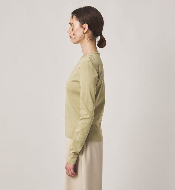 STEVEN ALAN「＜Steven Alan＞コットン フライス ロングスリーブ プルオーバー」|Tシャツ・カットソー|