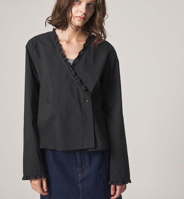 STEVEN ALAN「＜Steven Alan＞カシュクール フリル ブラウス」|シャツ・ブラウス|