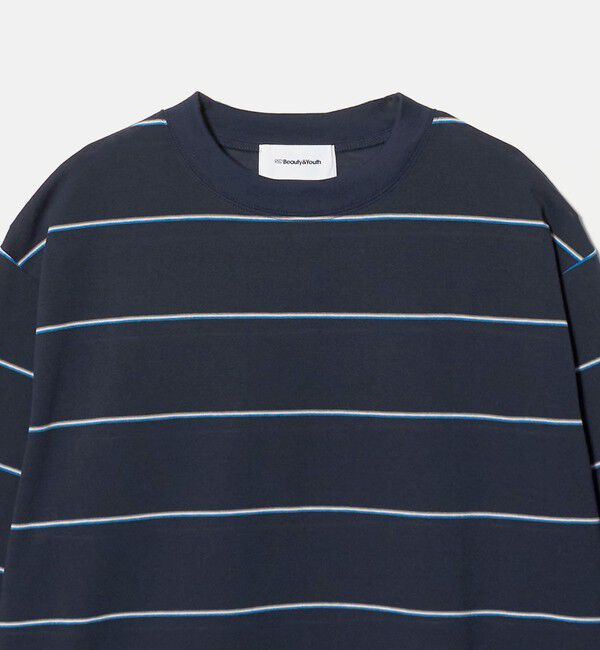 BEAUTY&YOUTH UNITED ARROWS「コットンポリエステル ボーダー ロングスリーブTシャツ」|Tシャツ・カットソー|